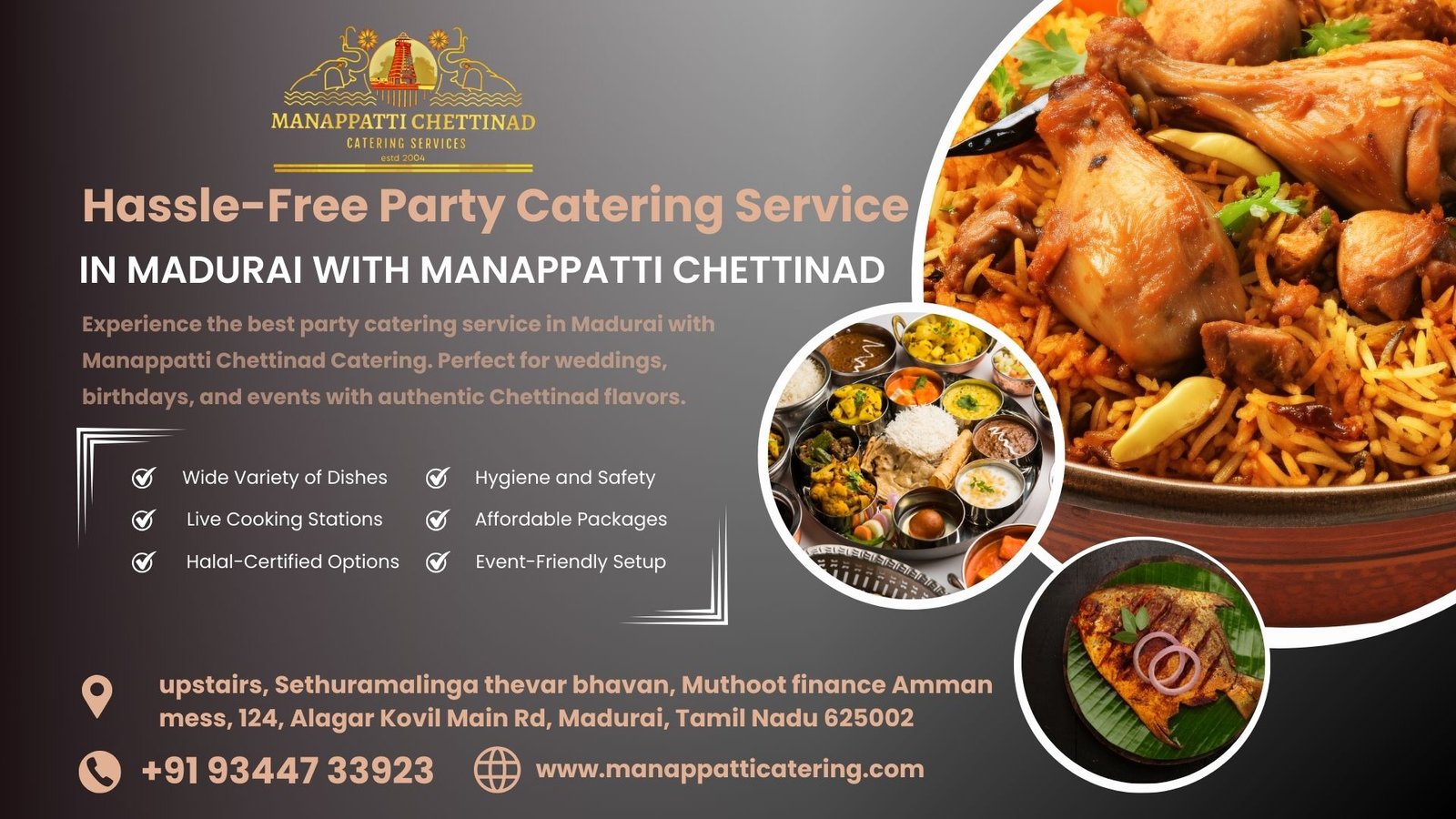 Party catering Service in madurai