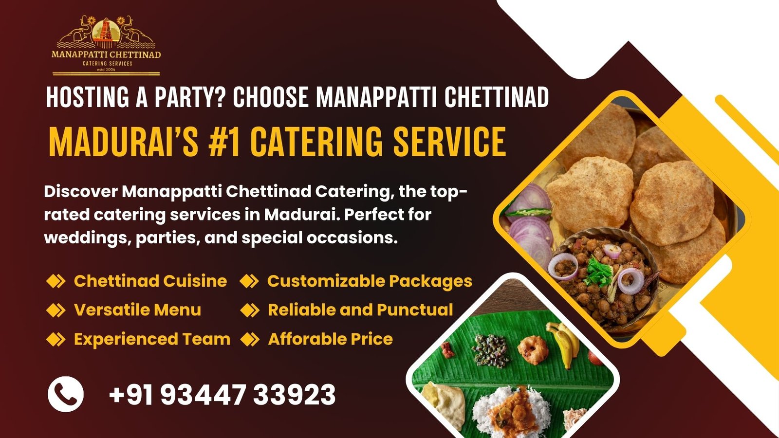 Top rated catering services in Madurai